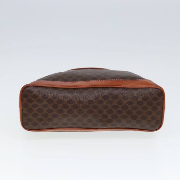 CELINE Macadam Canvas Hand Bag PVC Leather Brown Auth yk13181 - Picture 5 of 16